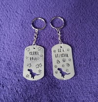 Dinosaur keyrings