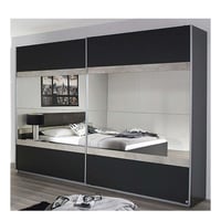 Image 1 of BEDROOM BUNDLE ( GLIDEROBE, CHEST OF DRAWERS, 2 X BEDSIDES) - Dark Grey