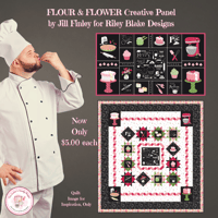 Image 1 of FLOUR & FLOWER Creative Panel CP14019-PANEL by Riley Blake Designs