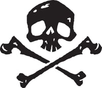 Toxic Tonic Bottle Skull & Crossbones .SVG image