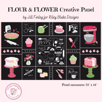 Image 3 of FLOUR & FLOWER Creative Panel CP14019-PANEL by Riley Blake Designs