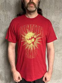 T-SHIRT - RED/GOLD