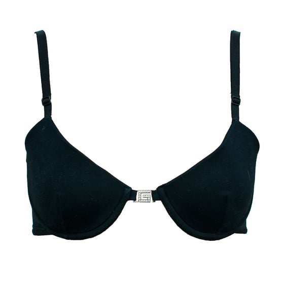 Image of Gucci by Tom Ford 1998 Black Crystal Bra