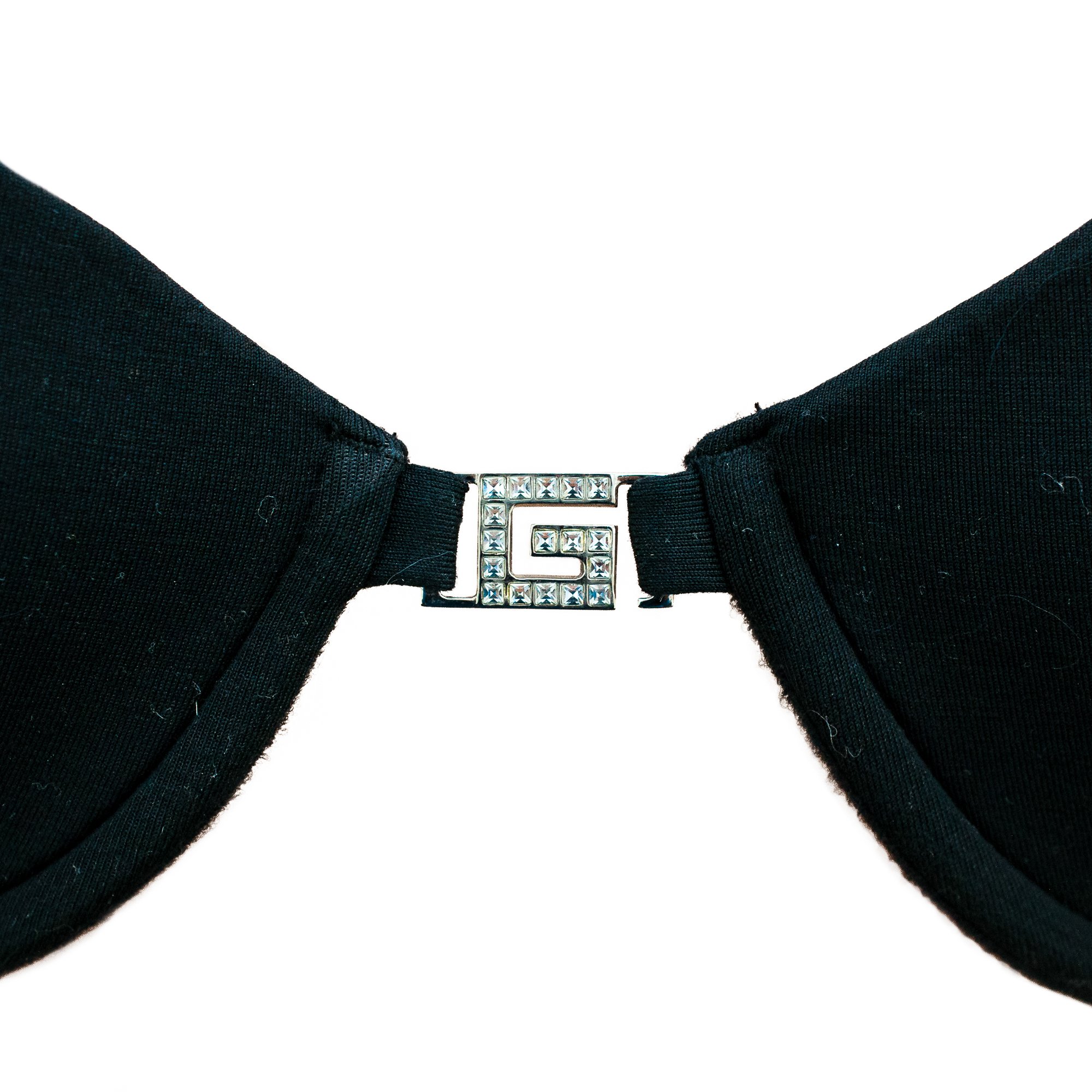 Image of Gucci by Tom Ford 1998 Black Crystal Bra