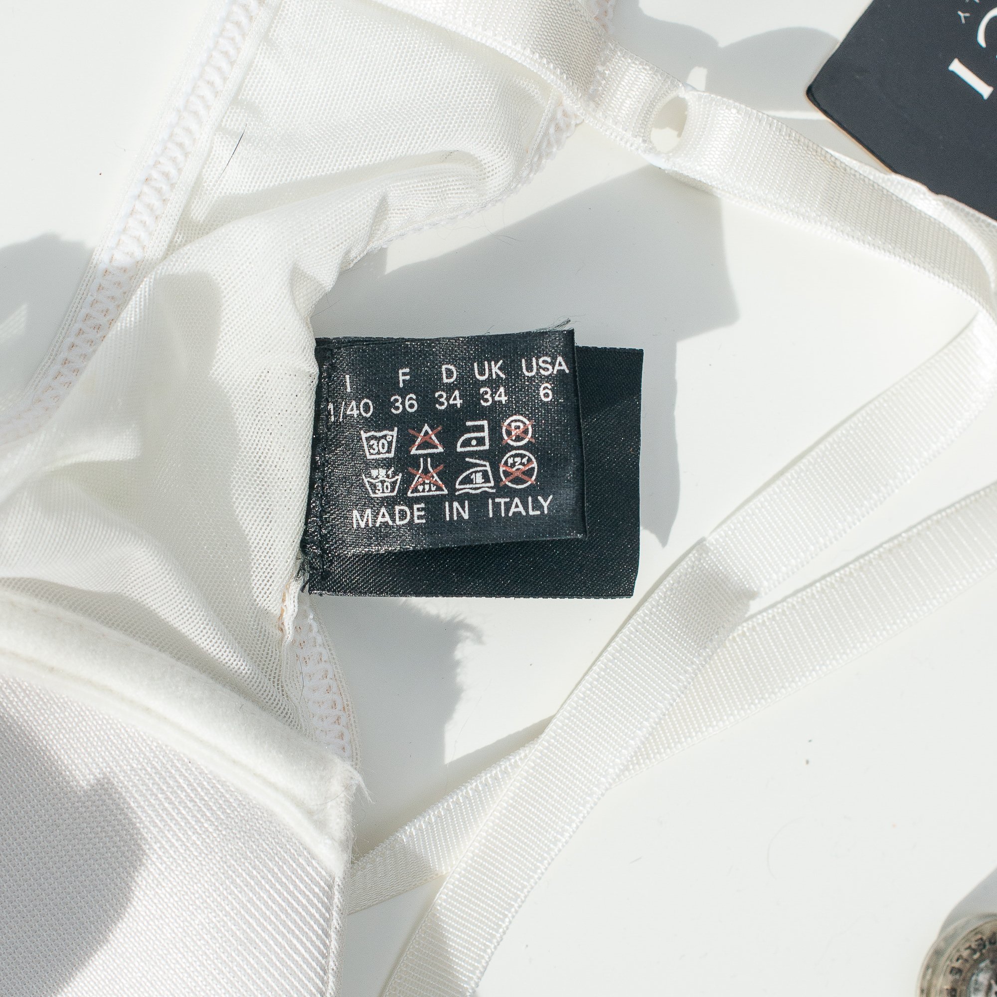 Image of Gucci by Tom Ford 1998 White Crystal Bra