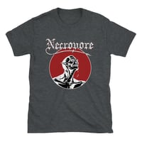 Image 3 of NECROVORE - DIVUS DE MORTUUS llll (WHITE & RED PRINT)