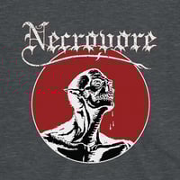 Image 4 of NECROVORE - DIVUS DE MORTUUS llll (WHITE & RED PRINT)