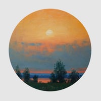 Image 2 of Setting Sun Amber - dyptich