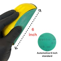 Image 2 of LiME LiNE Flexible 6" hook and loop hand sanding block 