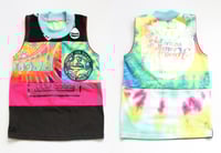 Image 3 of graphic patchwork mix all gender tee top shirt boys girls kids child tshirt tank top sleeveless