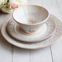 Image 1 of 12 Place Dinnerware Set for Tara, Handcrafted Custom Made Dinnerware Set