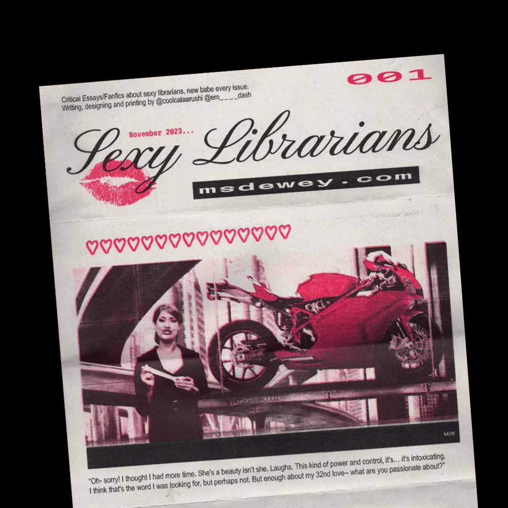 Image of Sexy Librarian Newsletter 001