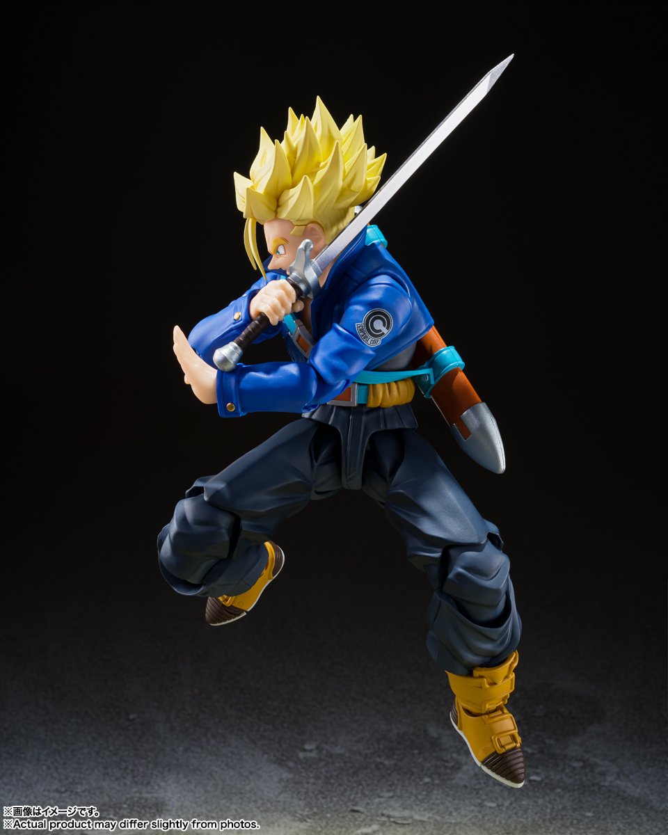 Dragon Ball Z Super Saiyan Trunks The Boy from the Future S.H.Figuarts Action Figure 2024 Reissue