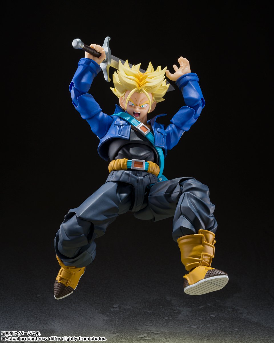 Dragon Ball Z Super Saiyan Trunks The Boy from the Future S.H.Figuarts Action Figure 2024 Reissue