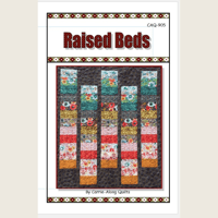 Image 1 of RAISED BEDS Quilt Pattern 52" x 60" by Carrie-Along-Quilts