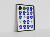 Image 1 of Leicester City Legends Shirts, Pennodraws Art Print