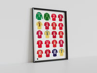 Image 1 of Nottingham Forest Legends Shirts, Pennodraws Art Print