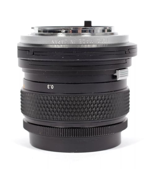 Image of Olympus OM Shift 35mm F2.8 lens with case (#8160)