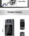1080P HD Mini Camera - Portable BodyCam with Night Vision
