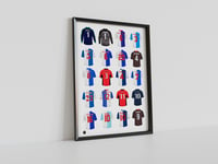 Image 1 of Blackburn Rovers Legends Shirts, Pennodraws Art Print