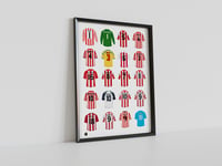 Image 1 of Sunderland Legends Shirts, Pennodraws Art Print