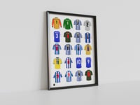 Image 1 of Sheffield Wednesday Legends Shirts, Pennodraws Art Print