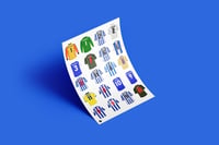 Image 3 of Sheffield Wednesday Legends Shirts, Pennodraws Art Print