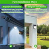 172LED Solar Light Outdoor Waterproof Motion Sensor Floodlight with Remote Control