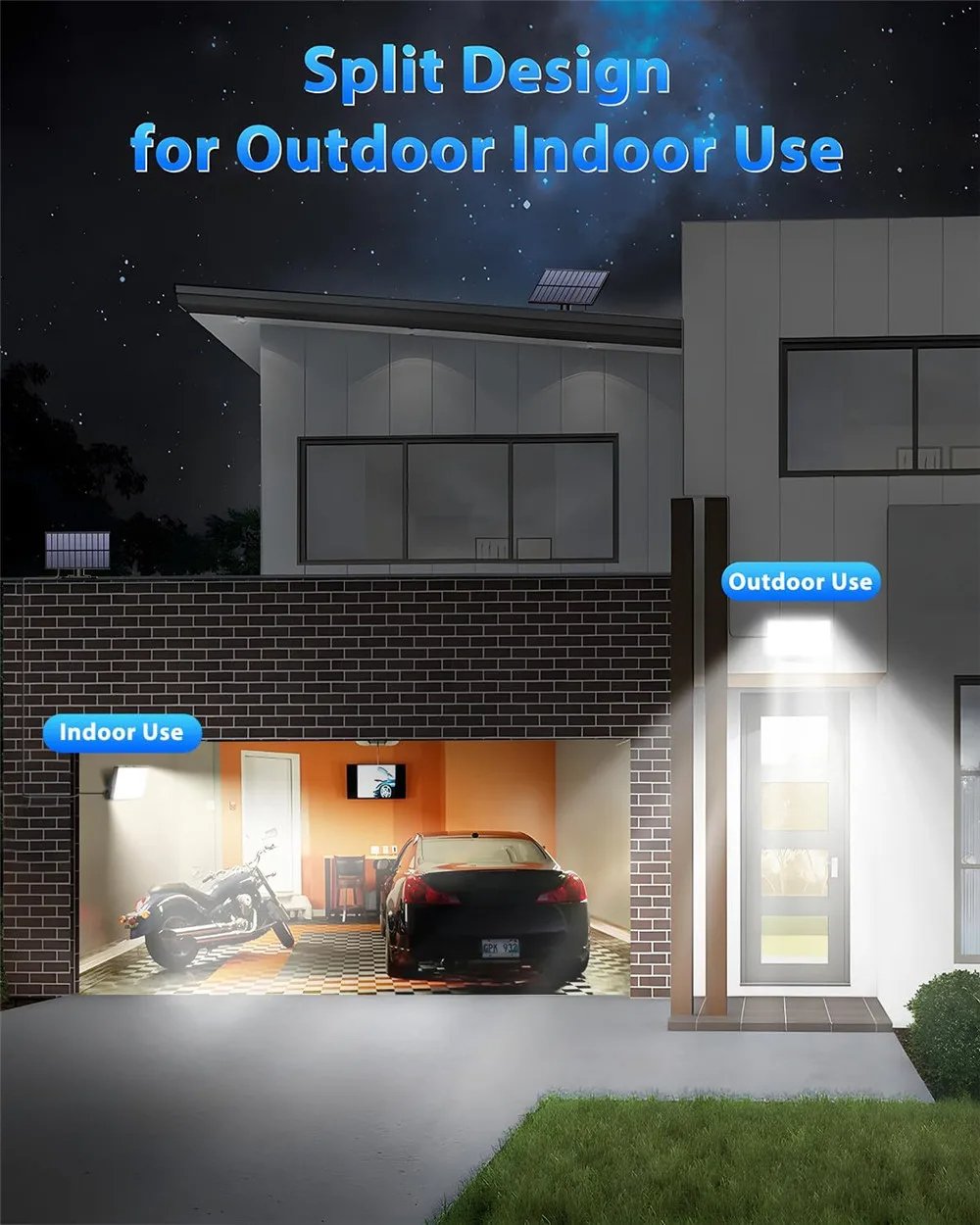 172LED Solar Light Outdoor Waterproof Motion Sensor Floodlight with Remote Control