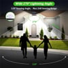 172LED Solar Light Outdoor Waterproof Motion Sensor Floodlight with Remote Control