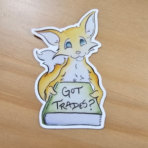 Image of Got Trades? Vinyl Fox Sticker