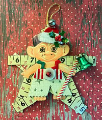 FUN Vintage Christmas Troll Ornament