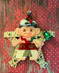 FUN Cute Vintage Christmas Troll Ornament