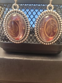 Image 1 of Vintage Earring Set- Cigar Band Inspired