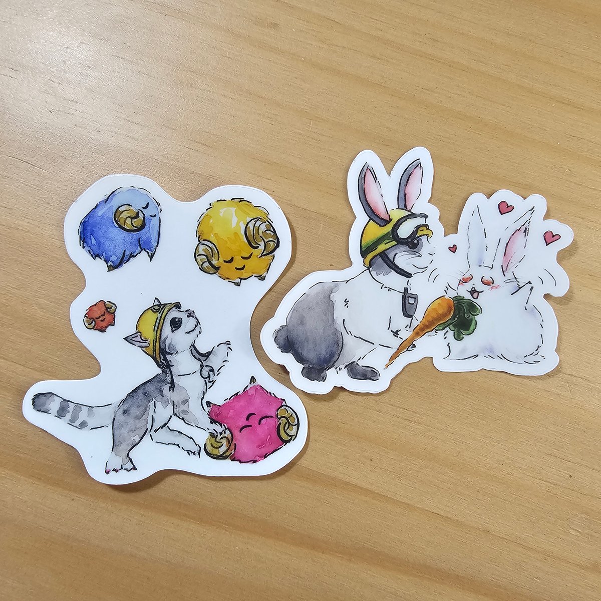 artofthecards-rescue-friends-transparent-vinyl-sticker-bundle