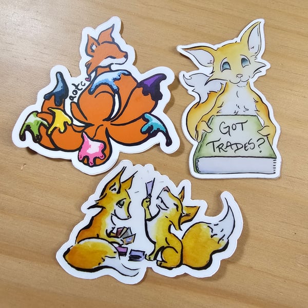 Image of Foxy Vinyl Sticker Bundle 