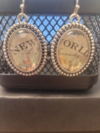 Image 5 of Vintage Earring Set- Cigar Band Inspired