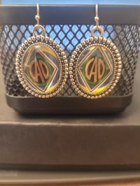 Image 8 of Vintage Earring Set- Cigar Band Inspired