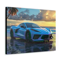Image 1 of Corvette C8 Canvas       