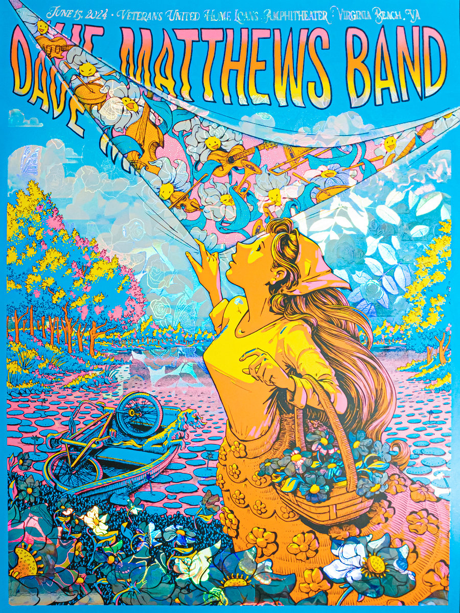 Image of Two-Dollar AP - Dave Matthews Band - Virginia Beach 2024 - Rose Garden HoloFoil