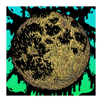 Splatter Moon 8"x8" Print