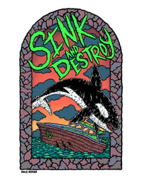 Sink And Destroy 8"x10" Print