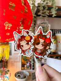 Image 1 of Danmei Stickers - Ferret & Fox