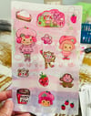 Raspberry Tart - sticker sheet