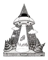 UFO 8"x10" Print