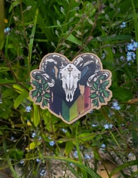 Keep Your Courage QUEER - Pride Plant (Lovage) Biodegradable Sticker