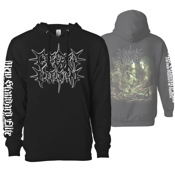 Image of CEREBRAL EFFUSION "OMINOUS FLESH DISCIPLINE" HOODIE