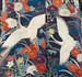 Image of Boats, Flowers, Pines and Cranes