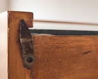 Image 15 of John Keal for Brown Saltman Mahogany Hutch Display Cabinet 