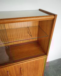 Image 5 of John Keal for Brown Saltman Mahogany Hutch Display Cabinet 